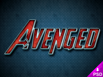 Avenged Text Style