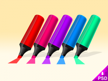 Neon Markers Icon