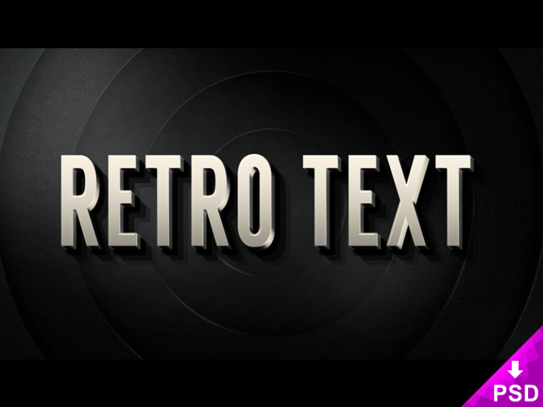3d retro text creator by sparklestock