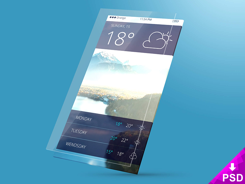 Phone Screen Mockup